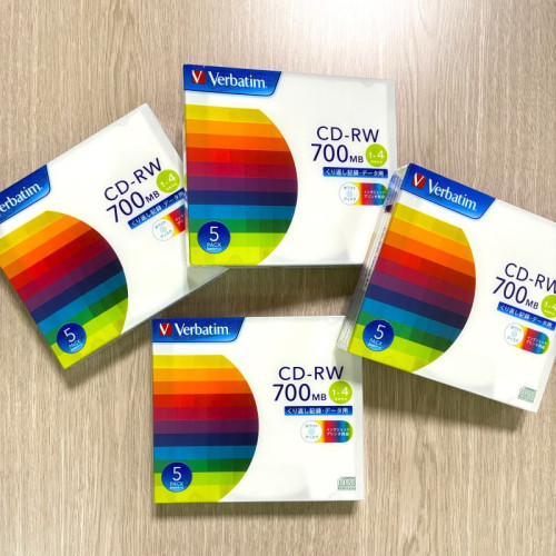 ご寄贈いただいたCD-RWです